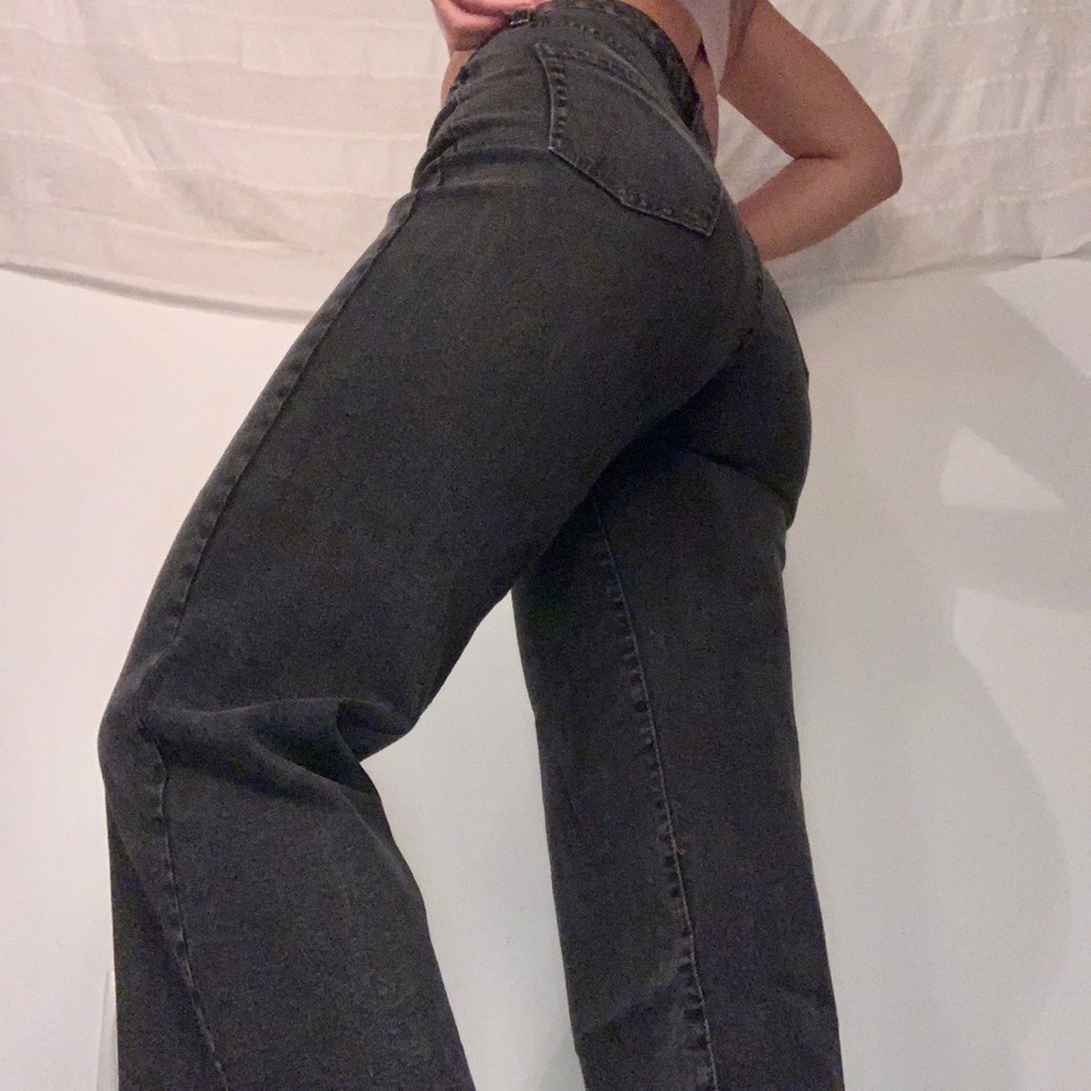 Wild Fable - wide leg / high waisted jeans